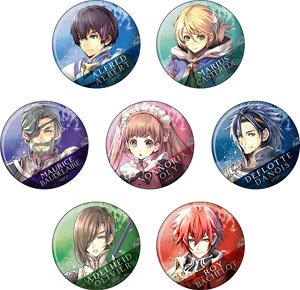 Hortensia Saga Wet Color Series Can Badge (Set of 7) (Anime Toy)