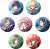 Hortensia Saga Wet Color Series Can Badge (Set of 7) (Anime Toy) Item picture1