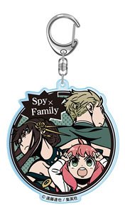 Spy x Family Kirie Series Acrylic Key Ring Forger Family (Anime Toy)