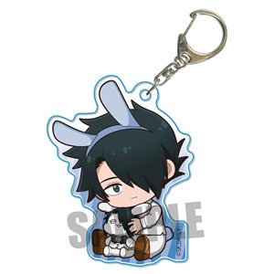 Gyugyutto Acrylic Key Ring Usamimi Ver. The Promised Neverland Ray (w/Ears) (Anime Toy)