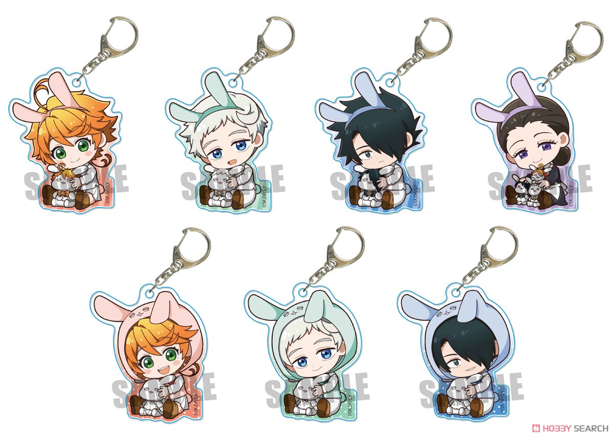 Gyugyutto Acrylic Key Ring Usamimi Ver. The Promised Neverland Isabella (w/Ears) (Anime Toy) Other picture1