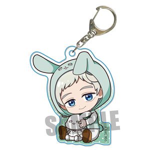 Gyugyutto Acrylic Key Ring Usamimi Ver. The Promised Neverland Norman (Hood) (Anime Toy)
