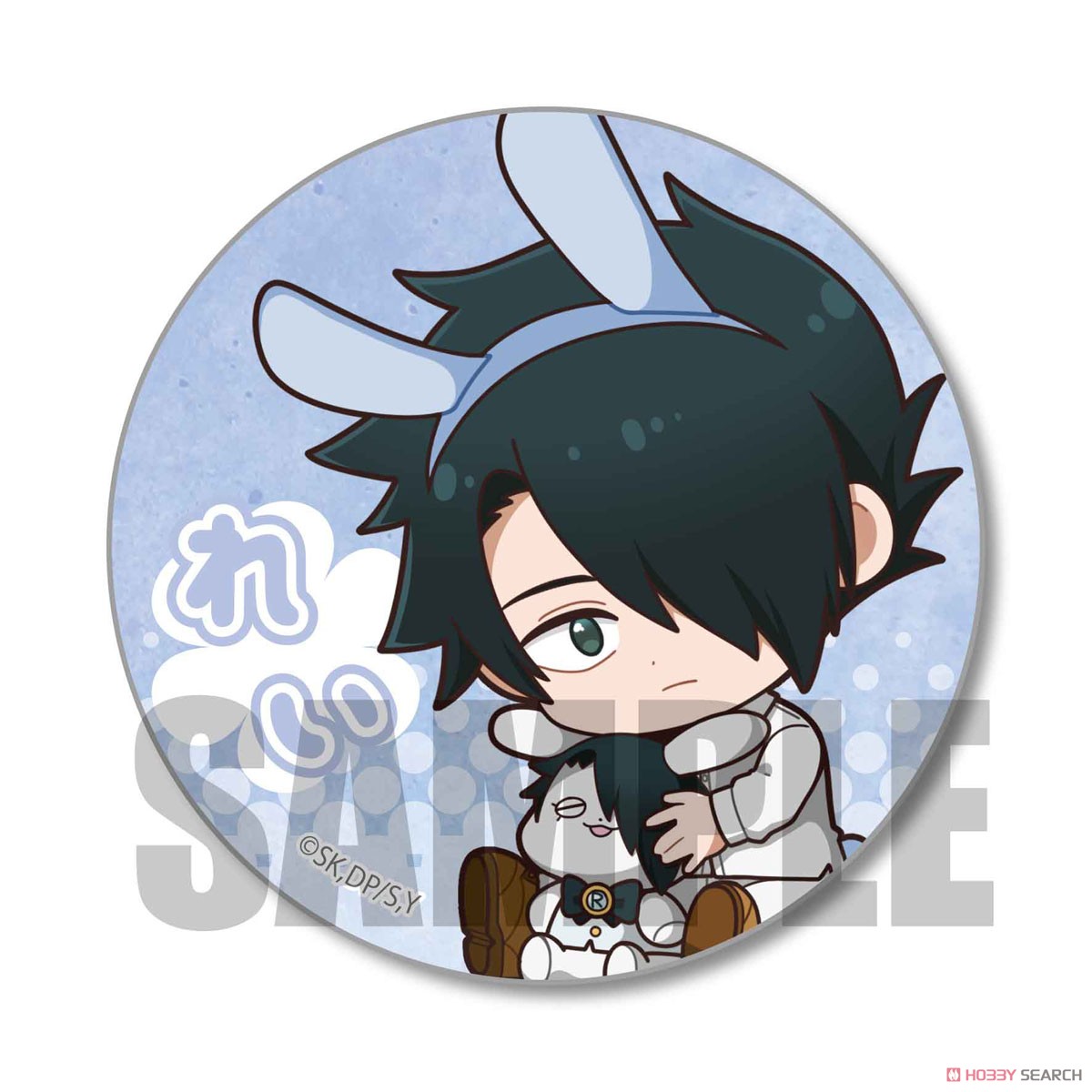Trading Can Badge The Promised Neverland Gyugyutto Usamimi Ver. (Set of 7) (Anime Toy) Item picture4