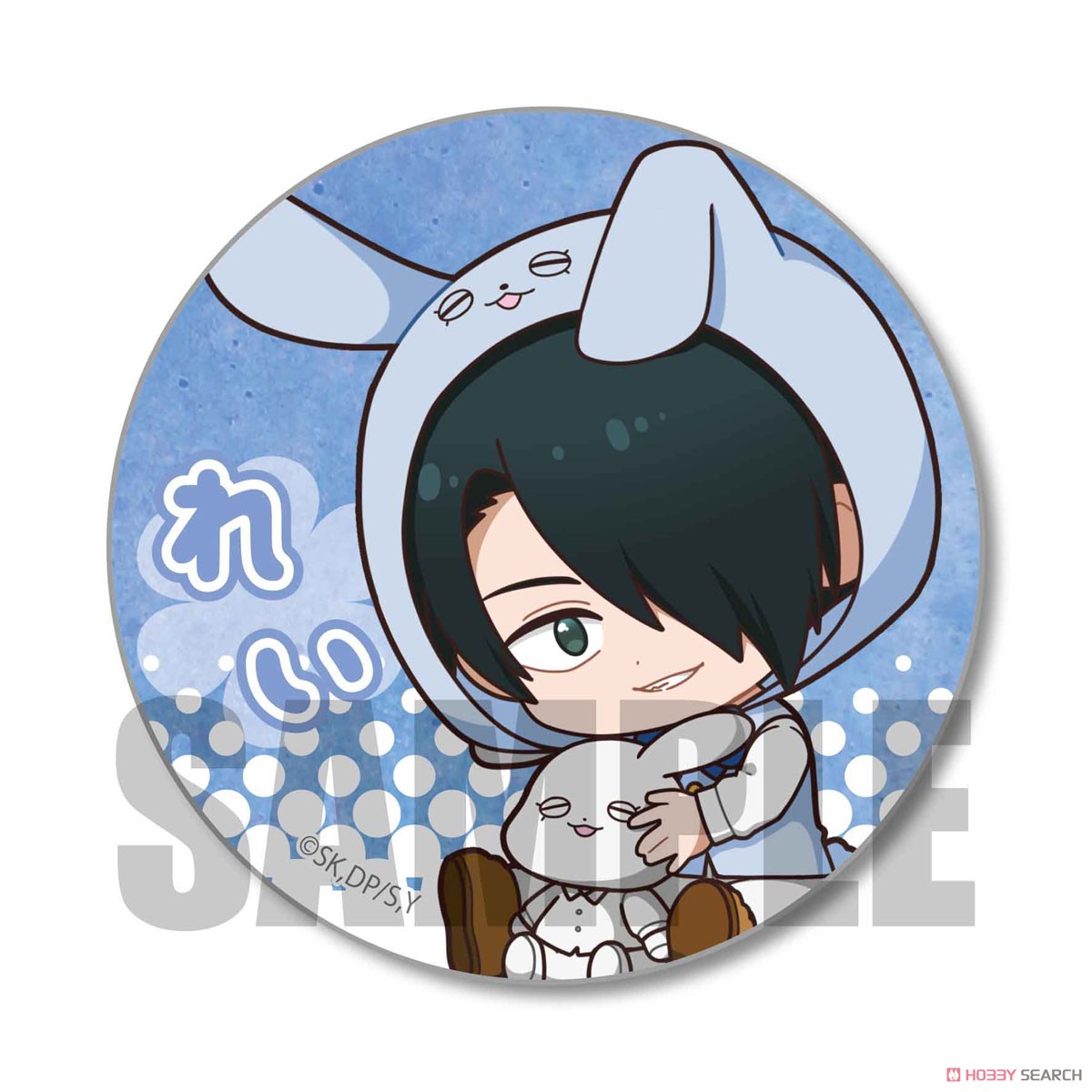 Trading Can Badge The Promised Neverland Gyugyutto Usamimi Ver. (Set of 7) (Anime Toy) Item picture8