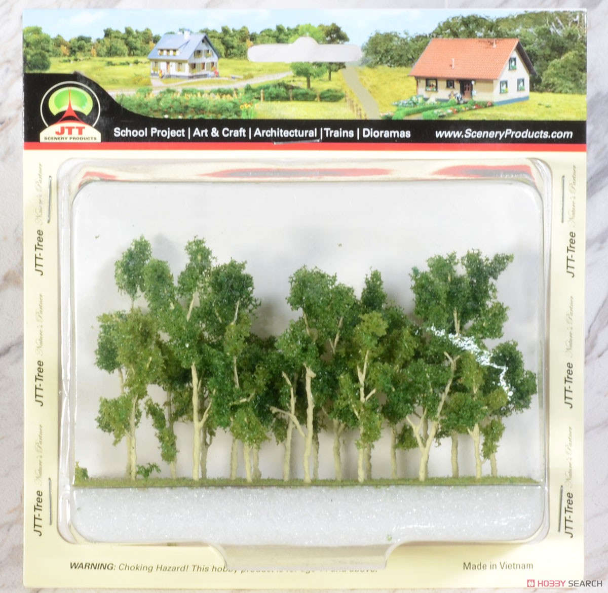 95619 (N) 林の木々(春の新緑) Nスケール [Woods Edge Trees Pastel Green, 15/pk 2``-2-1/2``] (15本入り) (鉄道模型) 商品画像1