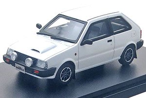 Nissan March R (1988) Crystal White (Diecast Car)