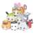Identity V x Sanrio Characters Mochikororin 2 Plush Mascot (Set of 6) (Anime Toy) Item picture1