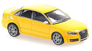 アウディ RS4 2004 イエロー (ミニカー)