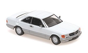 Mercedes-Benz 560 SEC (C126) 1986 White (Diecast Car)