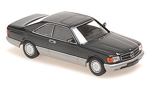 Mercedes-Benz 560 SEC (C126) 1986 Black Metallic C (Diecast Car)