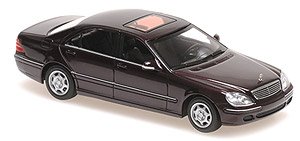 Mercedes-Benz S-Class (W220) 1998 Dark Red Metallic (Diecast Car)