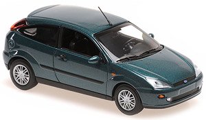 Ford Focus 2-door 1998 Green Metallic (Diecast Car)