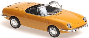 Fiat 850 Sports Spider 1968 Yellow (Diecast Car)