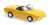 Fiat 850 Sports Spider 1968 Yellow (Diecast Car) Item picture1