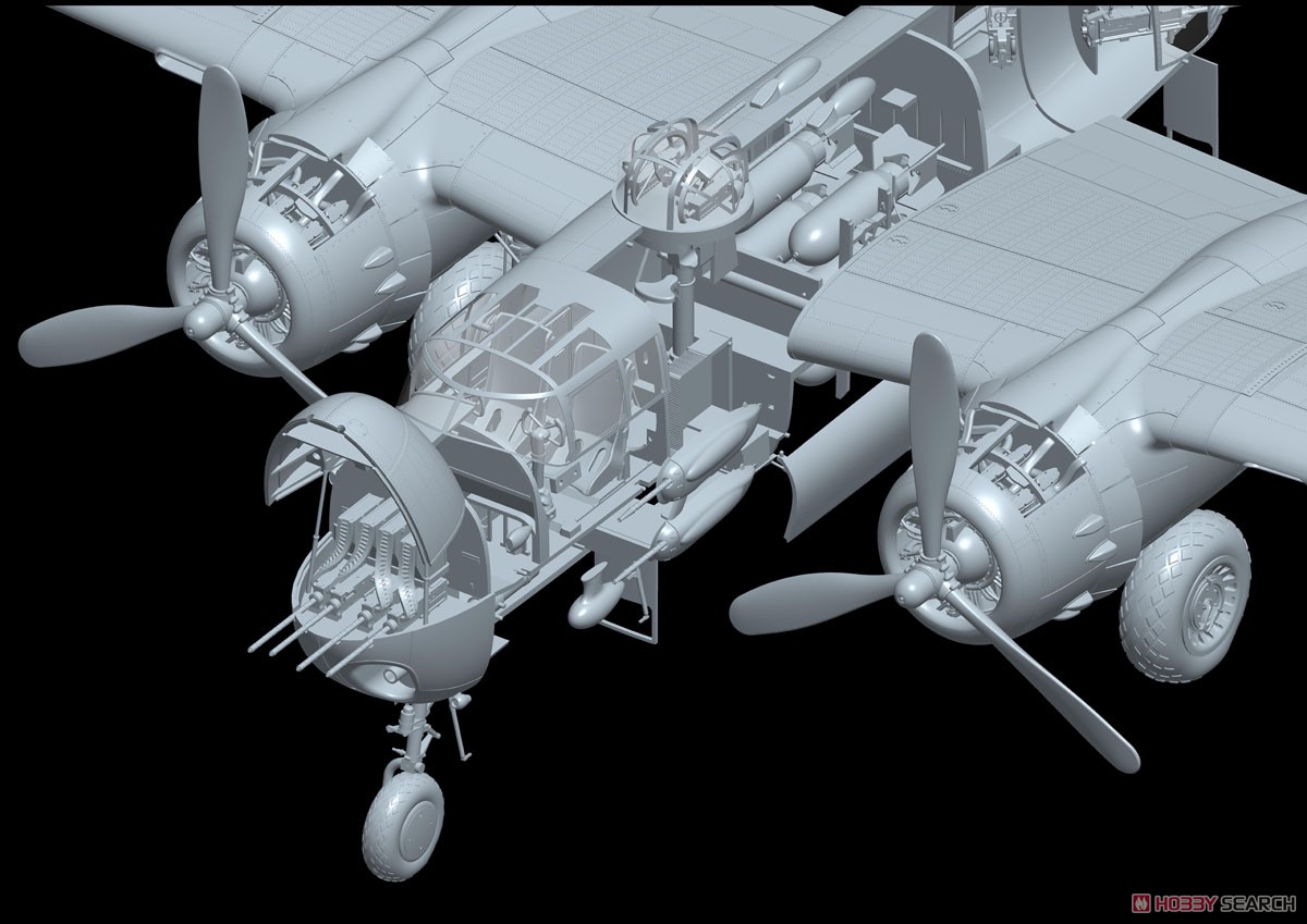B-25H ミッチェル ガンシップ over CBI (プラモデル) その他の画像4