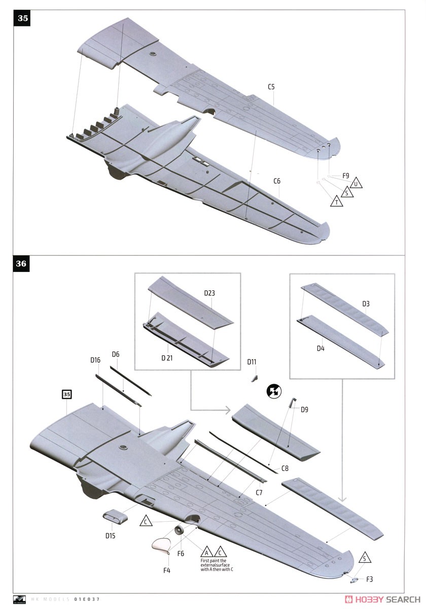 B-25H Mitchell Gunships over CBI (Plastic model) Assembly guide10