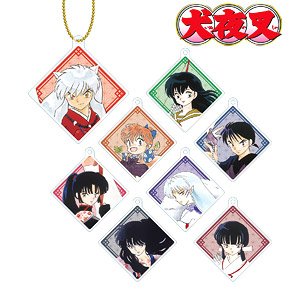 Inuyasha Trading Acrylic Key Ring (Set of 8) (Anime Toy)