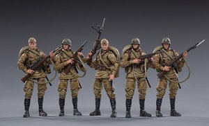Soldiers WWII Soviet Infantry (Completed)