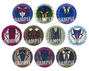Detective Conan Trading Embroidery Can Badge (Set of 10) (Anime Toy)