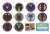 Detective Conan Trading Embroidery Can Badge (Set of 10) (Anime Toy) Other picture1