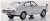 ニッサン バイオレット 1973 ホワイト (ミニカー) 商品画像2