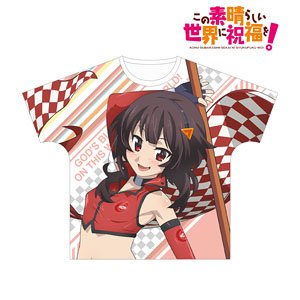 KonoSuba: God`s Blessing on this Wonderful World! Especially Illustrated Megumin Racequeen Ver. Full Graphic T-Shirt Unisex XL (Anime Toy)