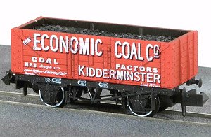 イギリス2軸貨車 石炭運搬車 (7枚側板・コノミック・コール) 【NR-P4141】 ★外国形モデル (鉄道模型)