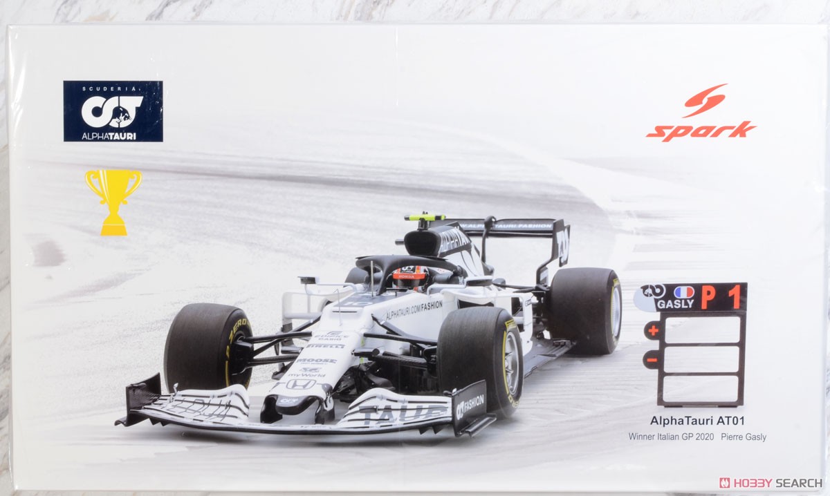AlphaTauri AT01 No.10 Scuderia AlphaTauri F1 Team Winner Italian GP 2020 Pierre Gasly (ミニカー) パッケージ1