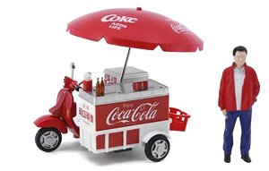 Tiny City 1/35 Coca-Cola アイスクリーム スクーター フィギュア付属 (ミニカー)