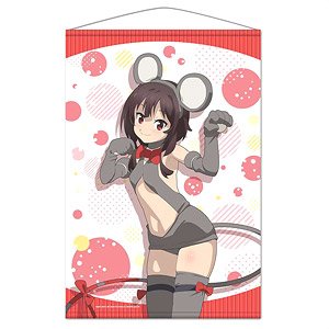 KonoSuba: God`s Blessing on this Wonderful World! Legend of Crimson B2 Tapestry [Megumin Mouse Costume Ver.] (Anime Toy)