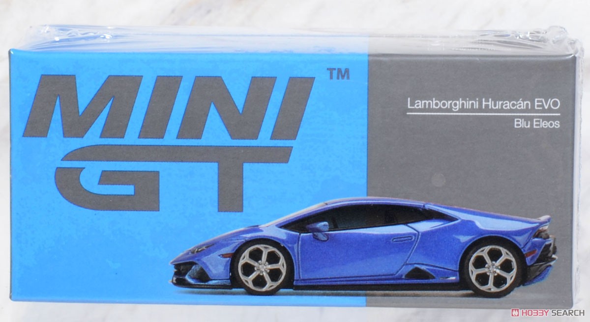 Lamborghini Huracan EVO Blu Eleos (LHD) (Diecast Car) Package1
