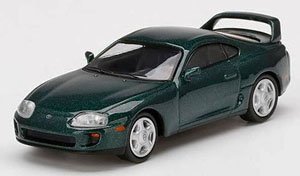 Toyota スープラ ダークグリーンパールメタリック (右ハンドル) (ミニカー)