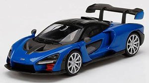 McLaren Senna Antares Blue (RHD) (Diecast Car)