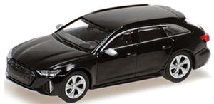 アウディ RS 6 アバント 2019 ブラックメタリック (ミニカー)