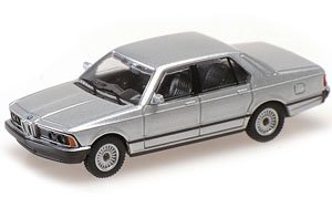 BMW 733I (E23) 1977 シルバー (ミニカー)