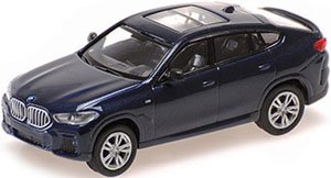 BMW X6 2020 ブルーメタリック (ミニカー)