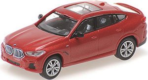 BMW X6 2020 レッドメタリック (ミニカー)