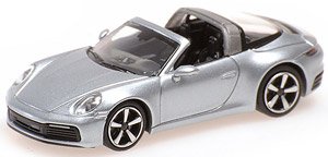 ポルシェ 911 (992) タルガ 4 2020 シルバー (ミニカー)