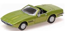 マセラティ ギブリ スパイダー 1969 ライトグリーンメタリック (ミニカー)