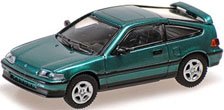 Honda CR-X Mk2 1987 Green Metallic (Diecast Car)