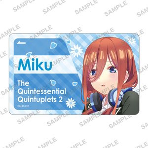 The Quintessential Quintuplets Season 2 Decoration Sticker Miku (Anime Toy)
