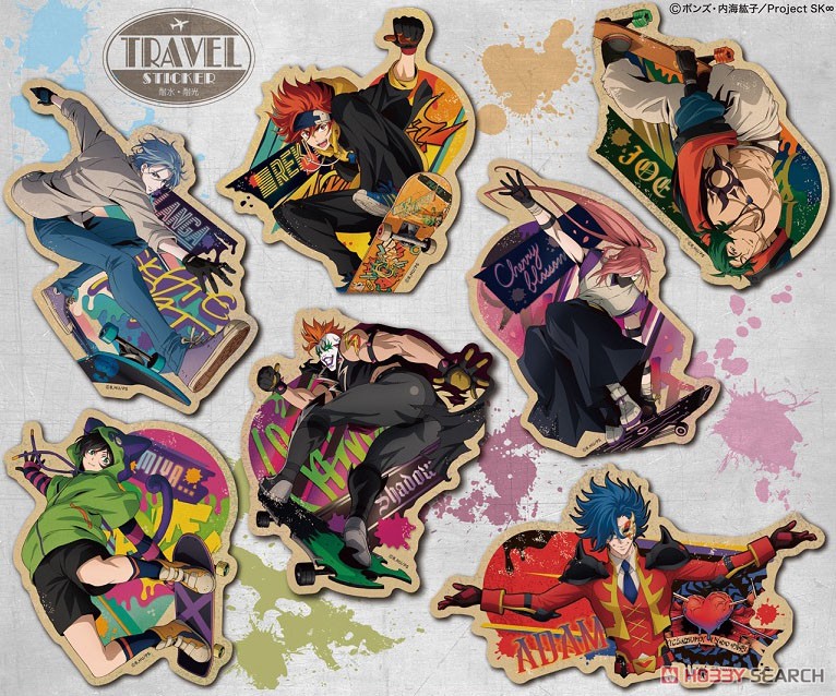 SK8 the Infinity Travel Sticker (2) Langa (Anime Toy) その他の画像1