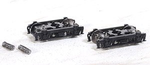 [ 0095 ] Bogie Type DT13 (Black, New Electric System) (2 Pieces) (Model Train)