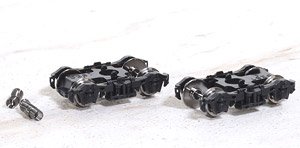 [ 0096 ] Bogie Type TR48 (Black, New Electric System) (2 Pieces) (Model Train)
