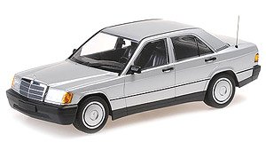 メルセデス ベンツ 190E (W201) 1982 シルバー (ミニカー)