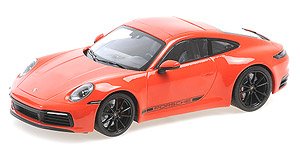 ポルシェ 911 カレラ 4S 2019 オレンジ (ミニカー)