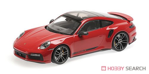 ポルシェ 911 (992) ターボ S 2020 レッド (ミニカー) 商品画像1