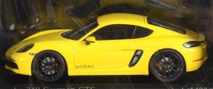 ポルシェ 718 ケイマン GTS (982) 2020 イエロー (ミニカー)