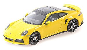 ポルシェ 911 (992) ターボ S 2020 イエロー (ミニカー)