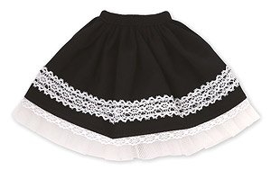 Komorebimori no Oyofukuyasan PNS Tayutau Yume Lace Skirt (Black) (Fashion Doll)